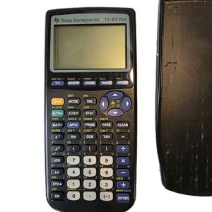 Texas Instruments TI-83 Plus Graphing Calculator Calculus Tested Working W Cover